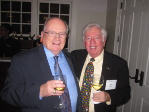 Dr. Mahoney with his longtime friend, Distinguished Professor of History Emeritus William "Bill" Crawley. Photo courtesy of the Mahoney family.