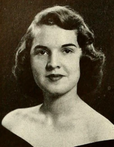 Helen Chiles Mason's photo from The Battlefield yearbook in 1950. Photo courtesy of Special Collections and Archives. 