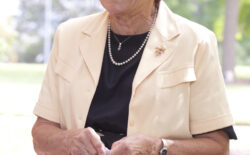 After her graduation from Mary Washington, Rodgers (shown here in a picture from 2013) went on to earn a master’s degree in chemistry from the University of Michigan. She worked for the American Cyanamid Company and Philips Electronic Instruments, making a name for herself in the field of electron microscopy