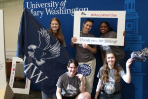 The seventh annual Mary Wash Day will be held April 4 with the theme of #TogetherUMW. The 24-hour celebration of philanthropy and engagement supports UMW students, faculty, and programs.