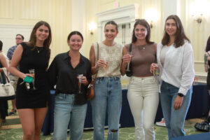 Class of 2024 graduates enjoy celebrating together during Commencement weekend. Photo by Karen Pearlman.