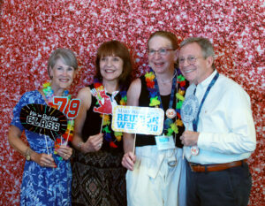 1979 alumni enjoy themselves at the all-class party. Photo by Karen Pearlman.