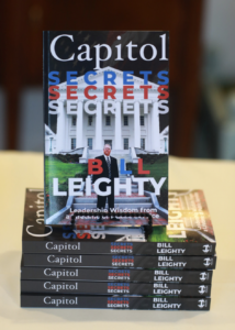 In 'Capitol Secrets,' Bill Leighty '78 shares wisdom about getting things done at the highest levels of government. Photo by Karen Pearlman.