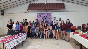 As a UMW student, Kristen went on a College of Business faculty-led field trip to Chile, where she learned about business and law, visited a women's shelter (seen here), and met with a renowned judge who specialized in human rights cases. Photo courtesy of Kristen Ramey.