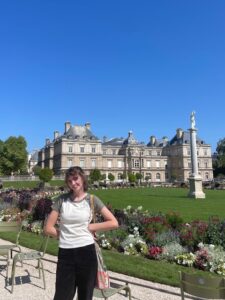 Hayley visited nine countries when she studied abroad in Paris, taking in sites such as the Palais du Luxembourg. Photo courtesy of Hayley Madden.