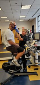 Now an analytical chemistry professor at the U.S. Naval Academy in Annapolis, Maryland, Christy's research focuses on human physiology and biochemistry to help athletes and officers train and perform better. Photo courtesy of Christy Copper.
