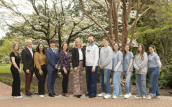 Nine projects and initiatives pitched by UMW faculty, staff, and students earned Fund for Mary Washington Impact Grants after their presentations to the UMW Alumni Association Board of Directors and Young Alumni Council in April. Photo by Karen Pearlman.