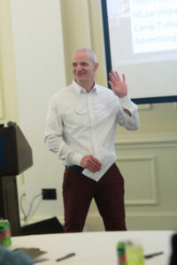 Professor of Physics Matt Fleenor earned a Fund for Mary Washington Impact Grant for a summer physics program for high schoolers taught by UMW physics students. Photo by Karen Pearlman.