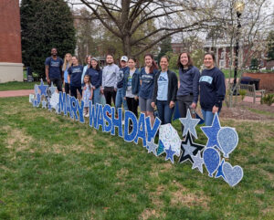 For the first time ever, Mary Wash Day spanned from noon to noon. UMW faculty, staff, and students enjoyed a brisk Mary Wash Day walk sponsored by Campus Recreation to kick off the morning of April 3.