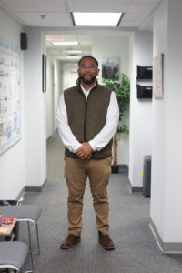 Dr. Chad Sims came to UMW after serving as associate director of training at the University of North Carolina at Charlotte’s Christine F. Price Center for Counseling and Psychological Services and as a clinician at Virginia Commonwealth University. Photo by K Pearlman Photography.