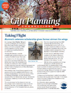 An image of the Spring 2026 Gift Planning Connections newsletter.