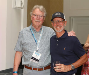 UMW President Troy Paino and his predecessor, Rick Hurley.